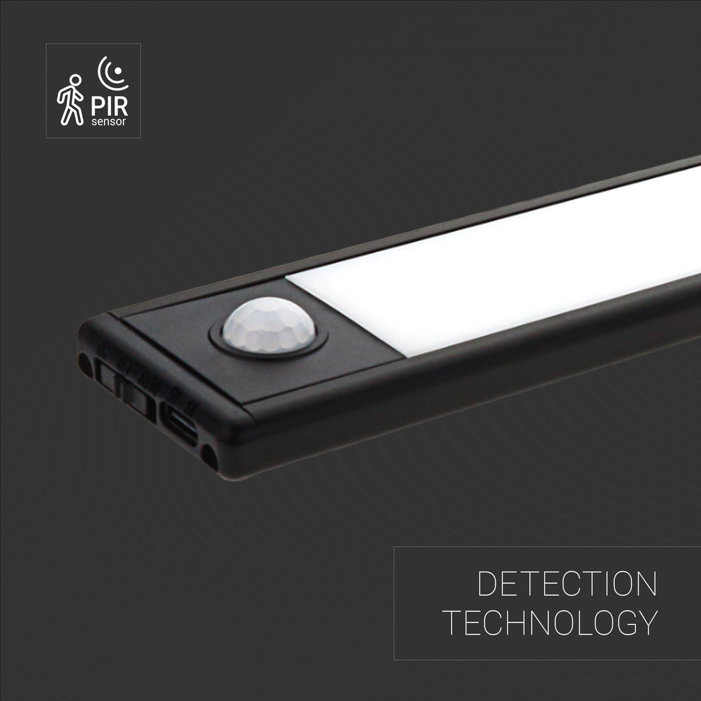 LED Cabinet Light Slim Fit Black Body PIR Sensor - image 3