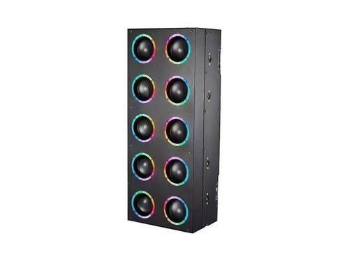 10x80W cold white + 5050 RGB 180 pcs - product view