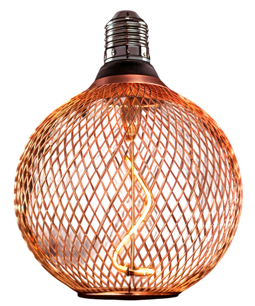 LED Bulb E27 2.5W COPPER - GOLDEN GLASS