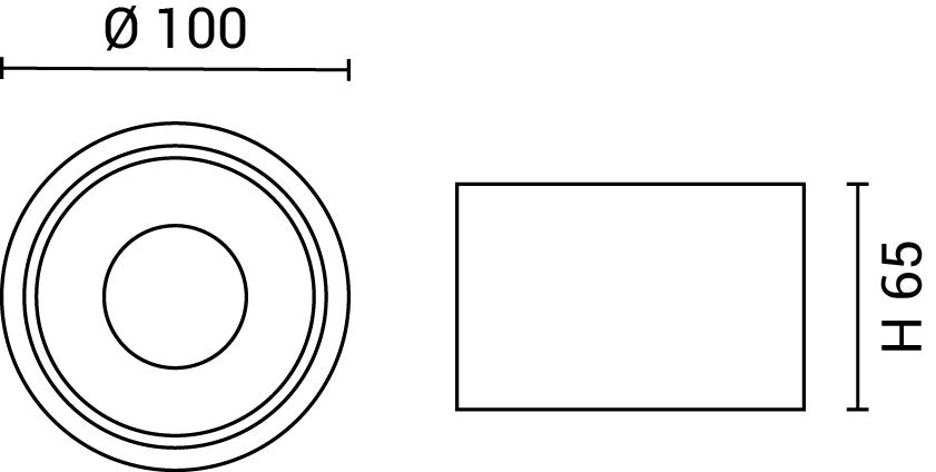 LED Downlight Surface Mount 10W White 4000K BRIDGELUX-CHIP - image 3