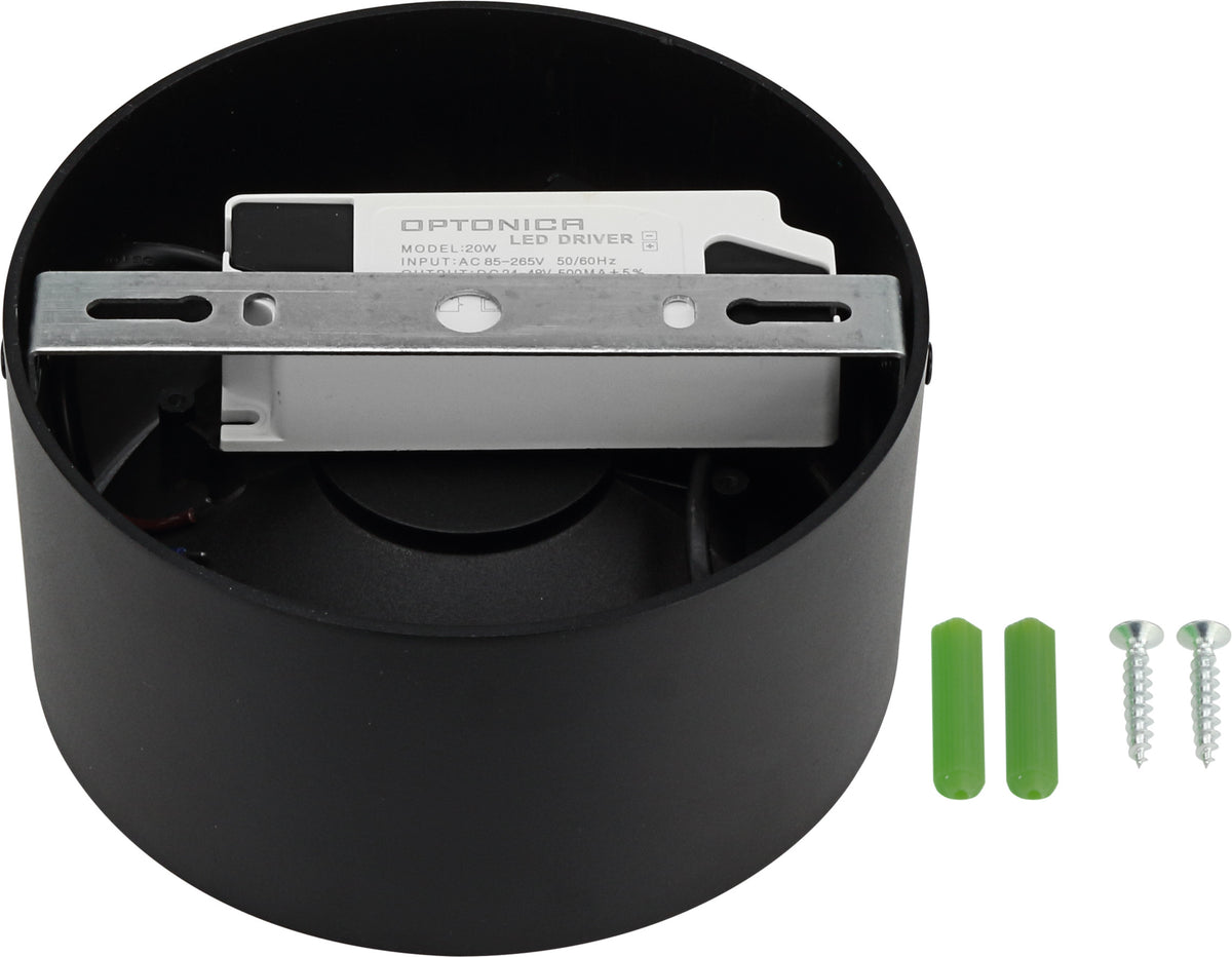 LED COB Downlight 20W ROUND ROTATABLE BLACK - BRIDGELUX - image 4