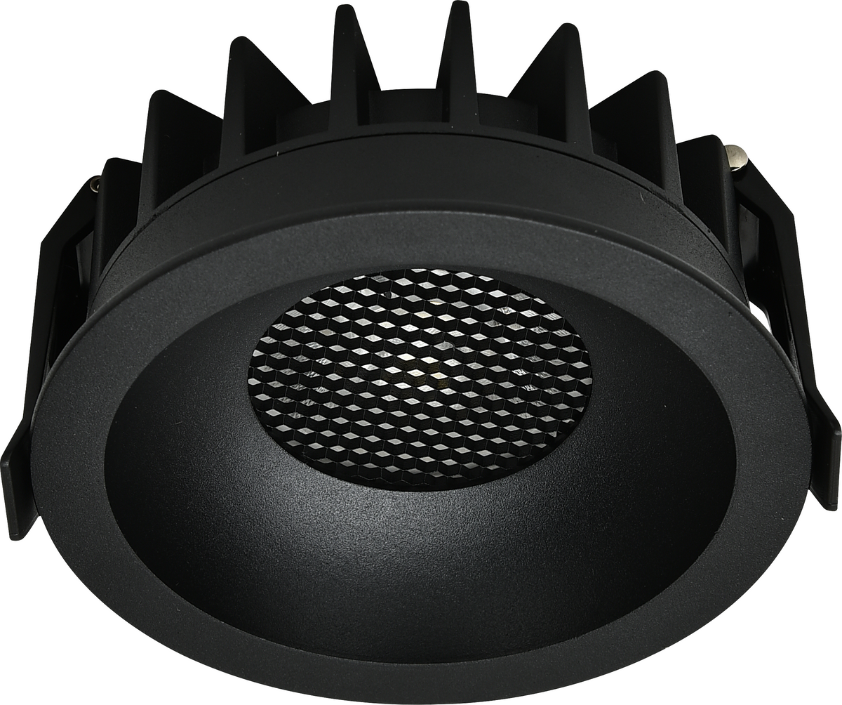 LED COB Downlight 10W CCT ROUND BLACK - BRIDGELUX