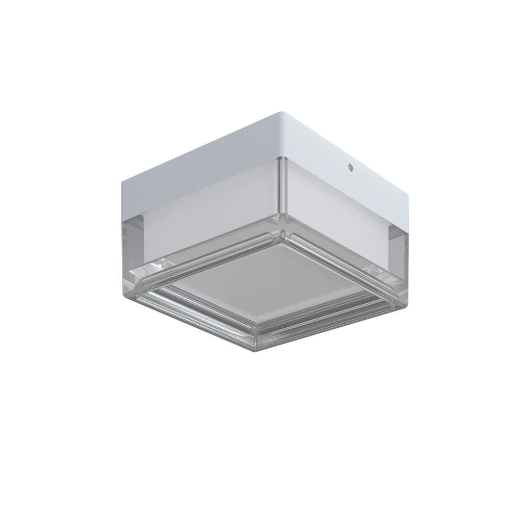 LED Outdoor Ceiling Light Square White 9W 3CCT IP65
