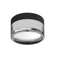 LED Outdoor Ceiling Light Round Black/White 9W 3CCT IP65