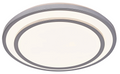 LED Ceiling Light 12W White/Silver Body CCT