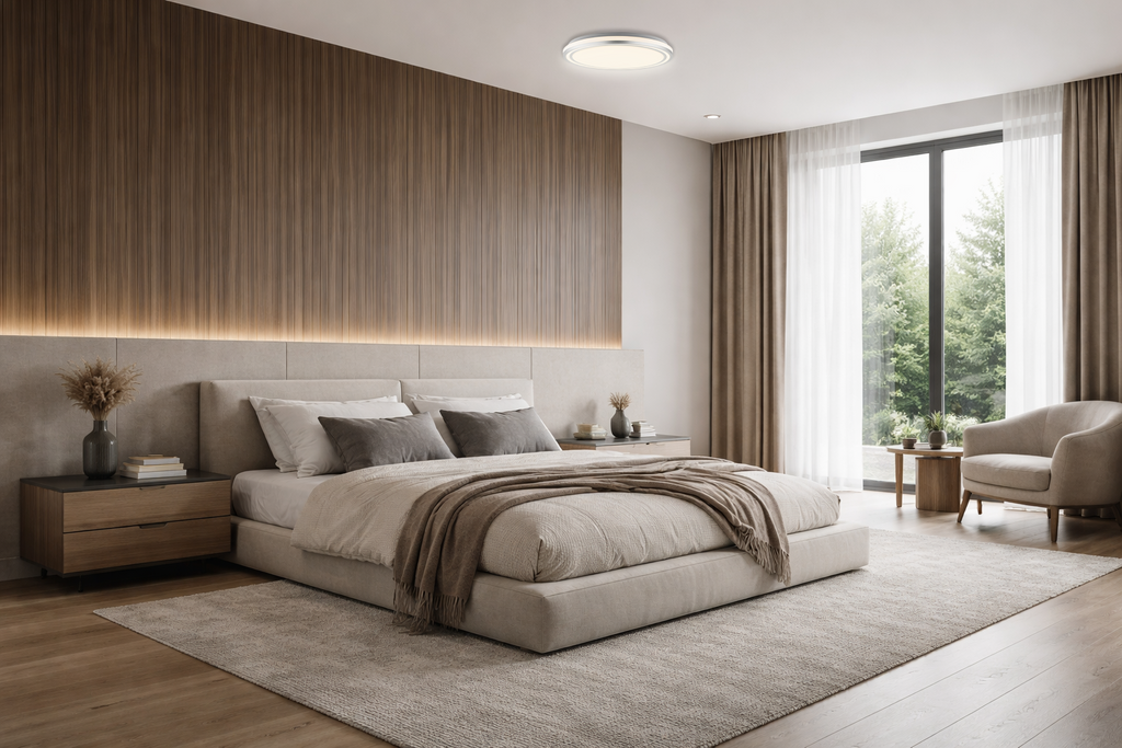 LED Ceiling Light 36W White/Silver Body CCT - image 5