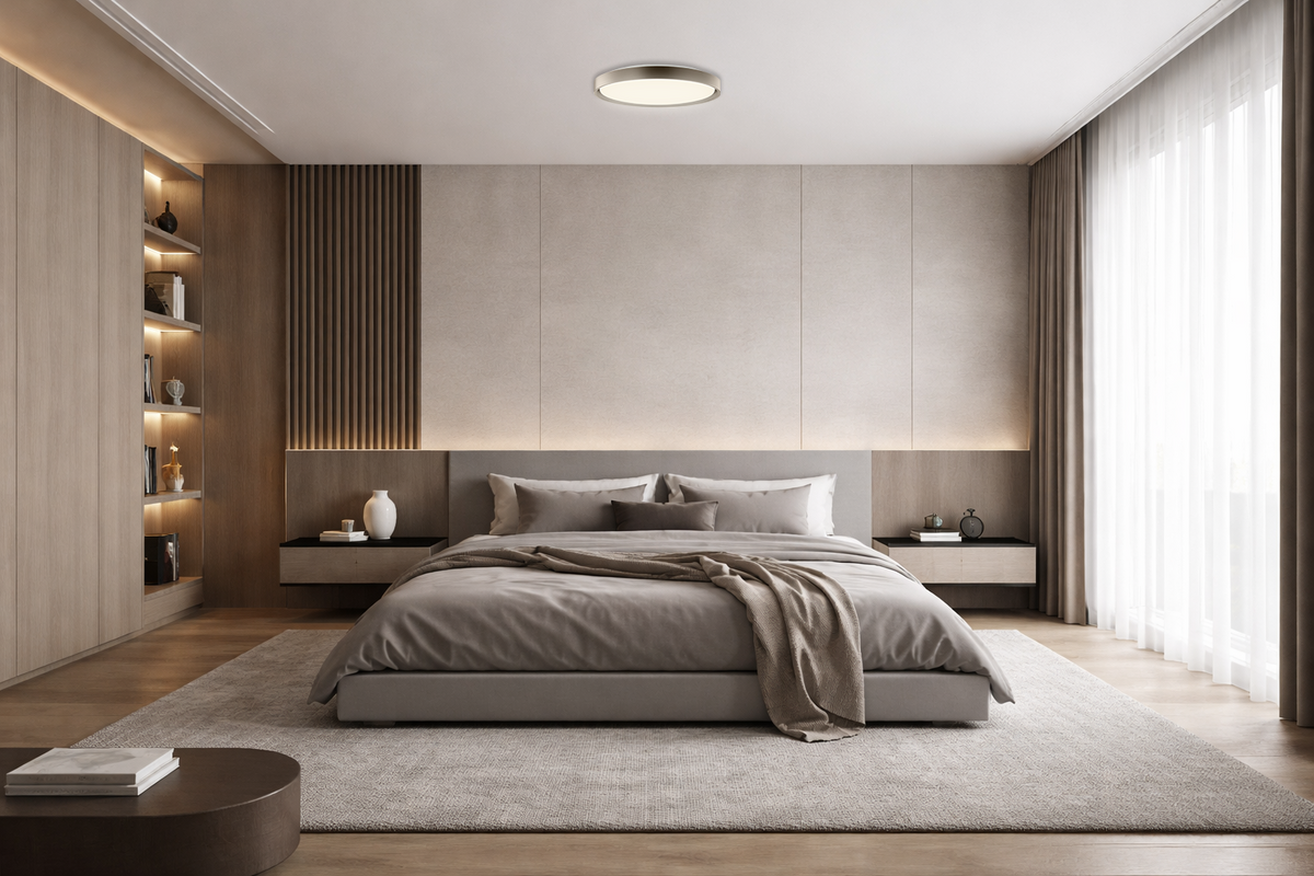 LED Ceiling Light 36W White/Taupe Body CCT - image 5