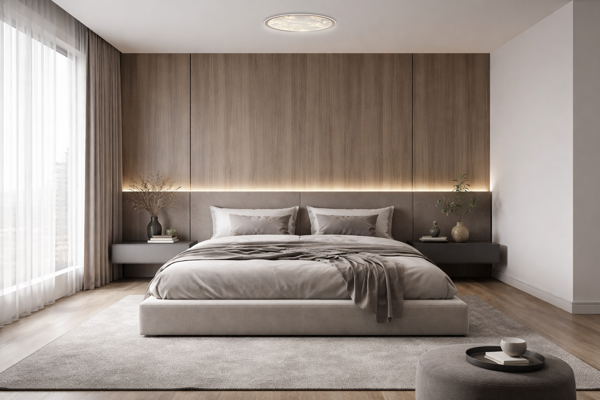 LED Ceiling Light 68W Acrylic Body CCT + Remote Control - image 5