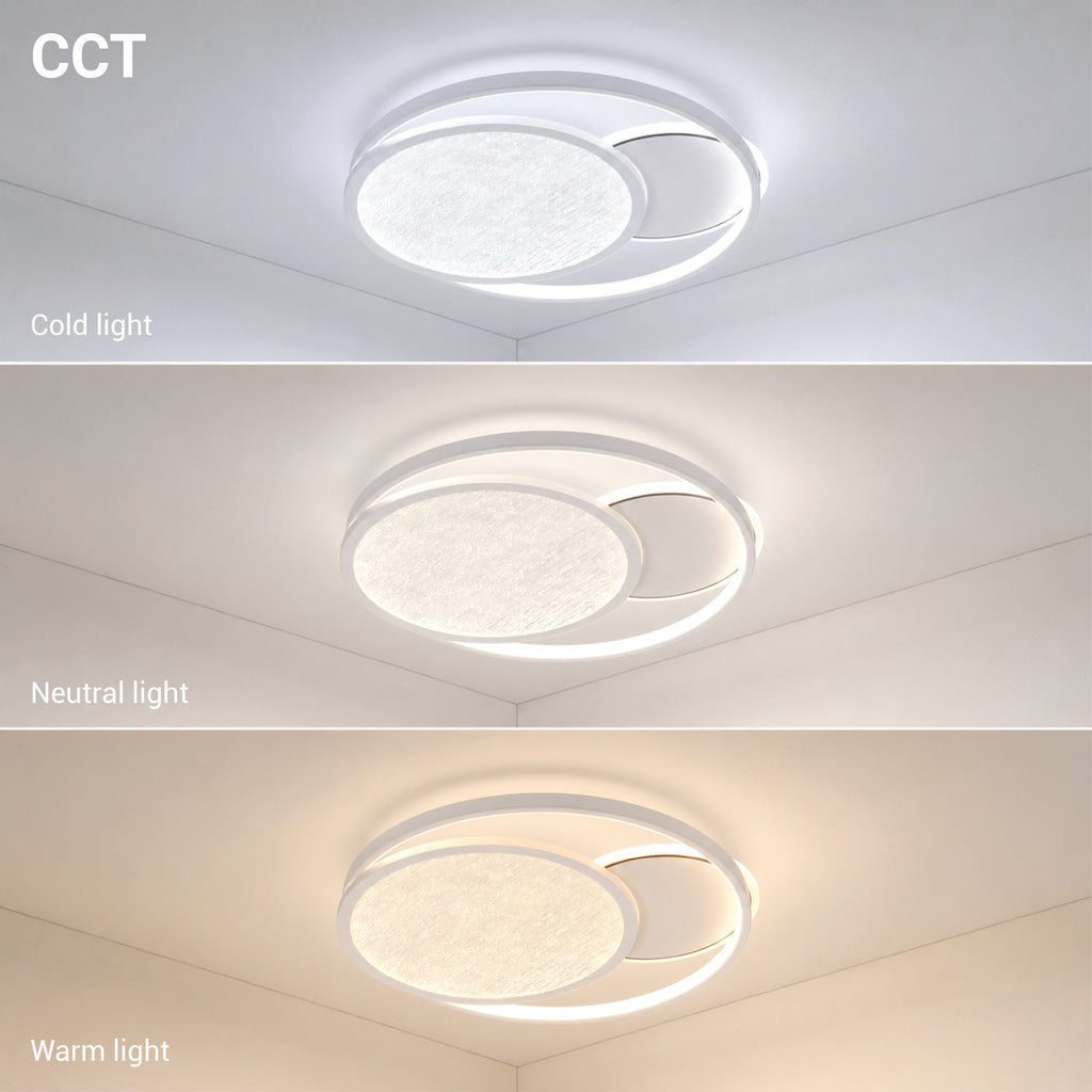 LED Ceiling Light 64W White/Grey Body CCT + Remote Control - image 3