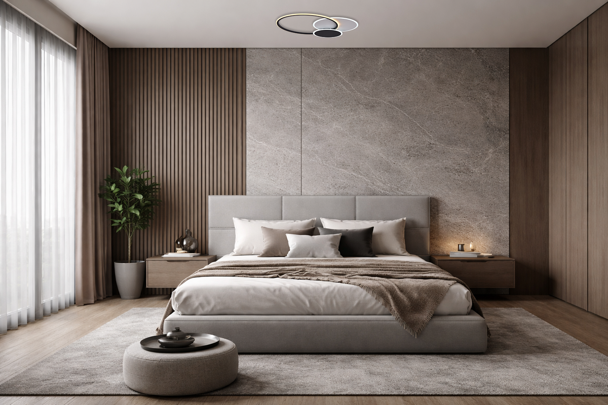 LED Ceiling Light 78W White/Black Body CCT + Remote Control - image 5