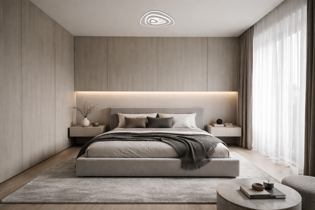 LED Ceiling Light 88W White Body CCT + Remote Control - image 5