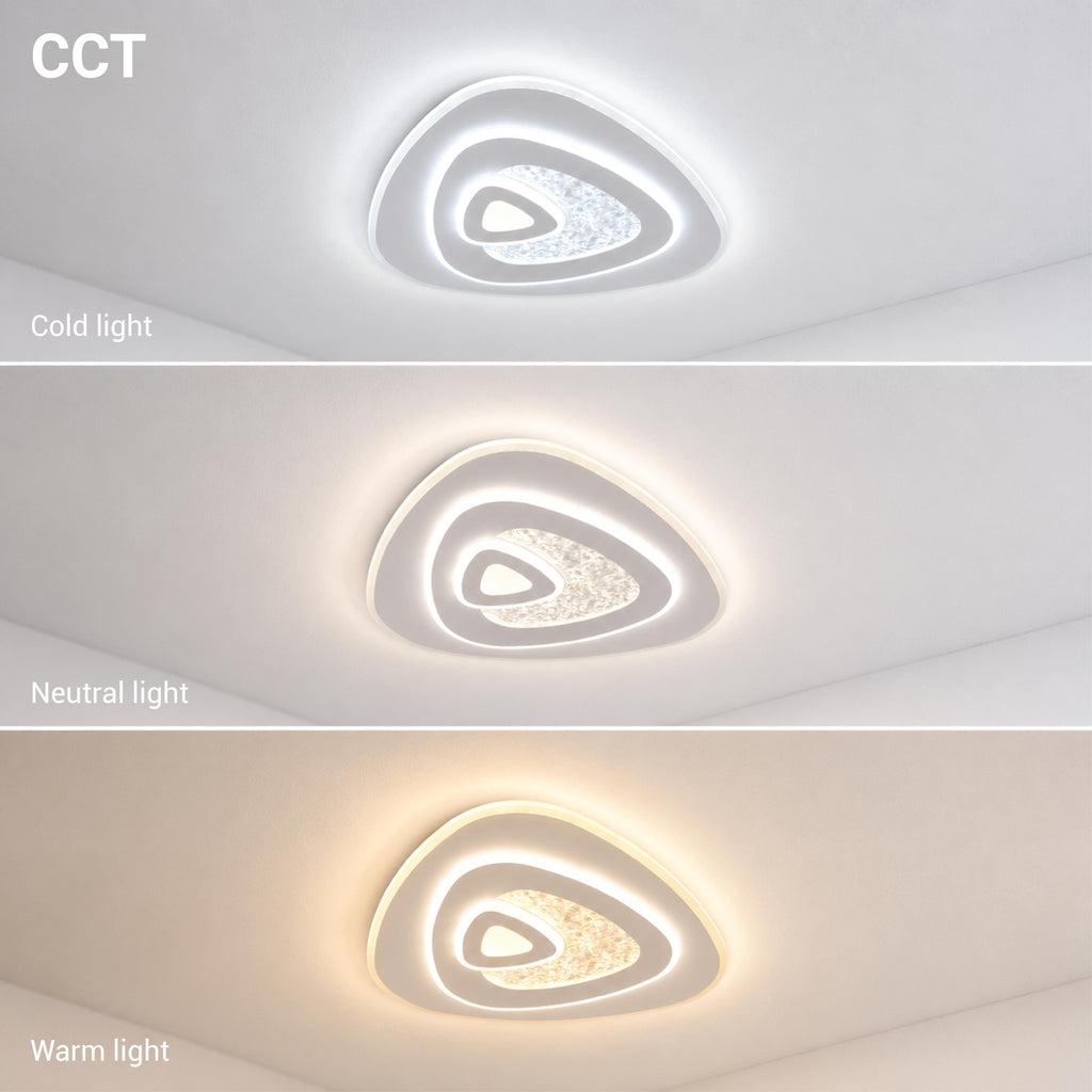 LED Ceiling Light 88W White Body CCT + Remote Control - image 3