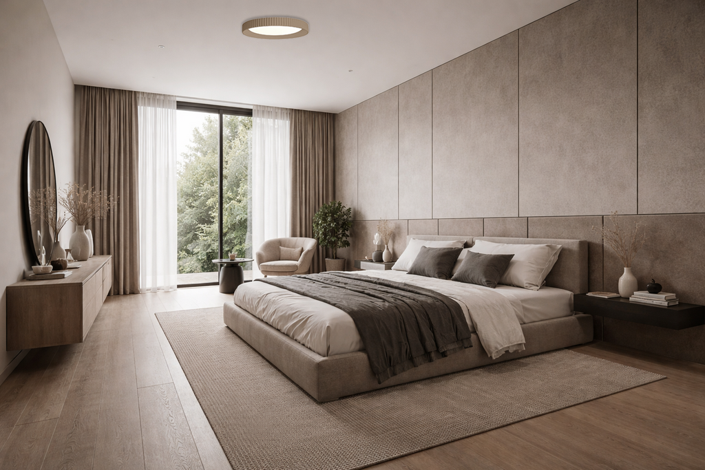 LED Ceiling Light 60W Grayish-Biege CCT + DIP Switch - product view