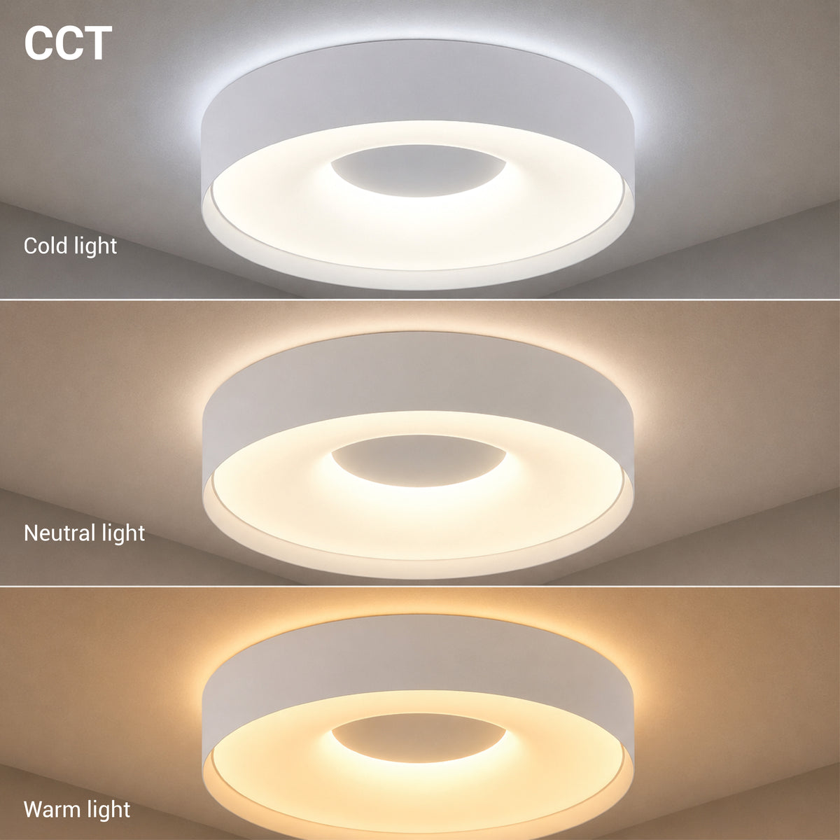 LED Ceiling Light White 54W 3CCT-Memory + Remote Control - image 3