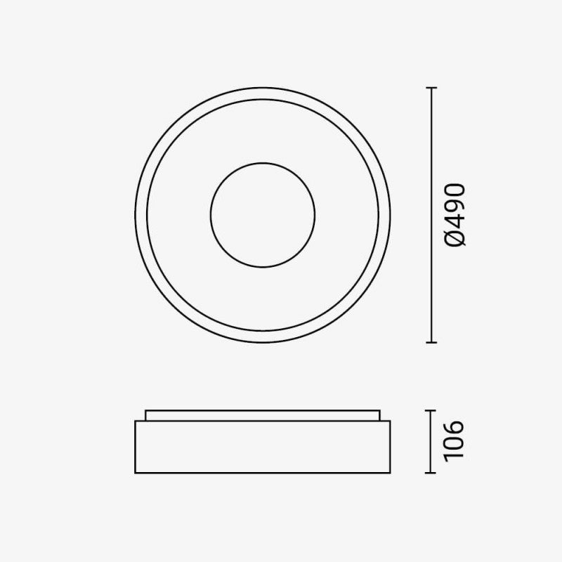 LED Ceiling Light White 54W 3CCT-Memory + Remote Control - image 5