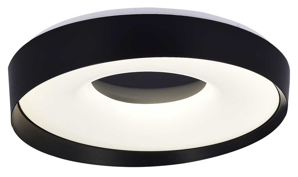 LED Ceiling Light Black 54W 3CCT-Memory + Remote Control