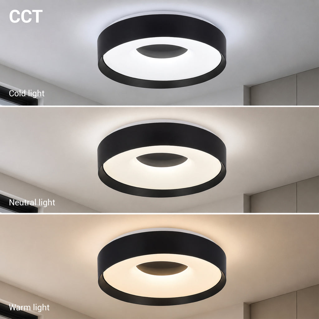 LED Ceiling Light Black 54W 3CCT-Memory + Remote Control - image 3