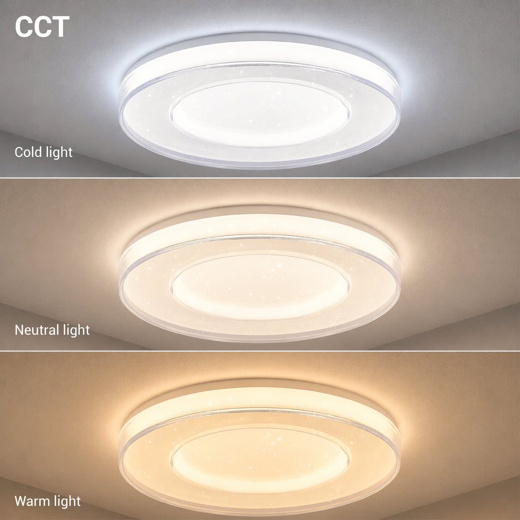 LED Ceiling Light White 54W 3CCT-Memory + Remote Control - image 3