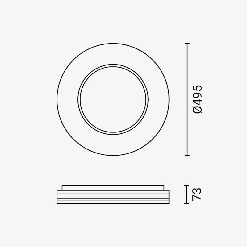 LED Ceiling Light White 54W 3CCT-Memory + Remote Control - image 5