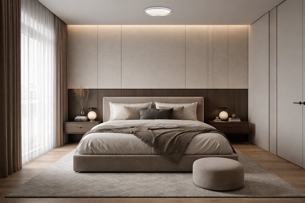 LED Ceiling Light Silver 36W 3CCT-Memory + Remote Control - image 5