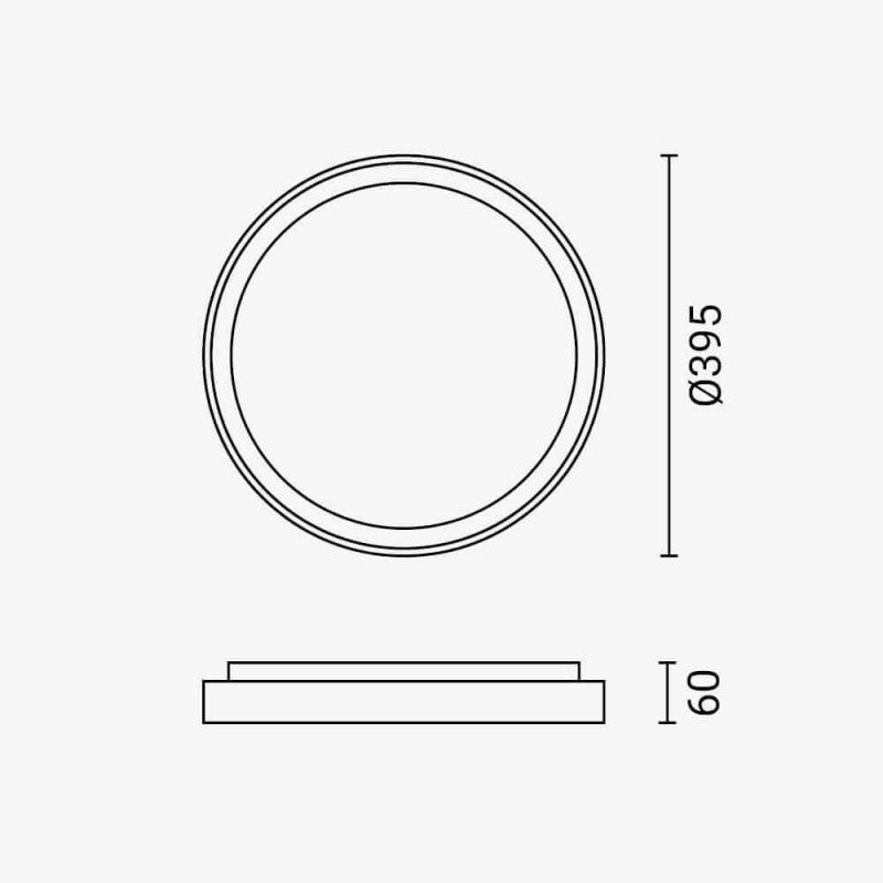LED Ceiling Light Silver 36W 3CCT-Memory + Remote Control - image 4