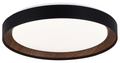 LED Ceiling Light Black/Walnut 54W 3CCT-Memory + Remote Control