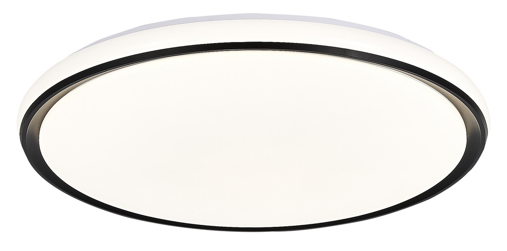 LED Ceiling Light Black/White 54W 3CCT-Memory + Remote Control