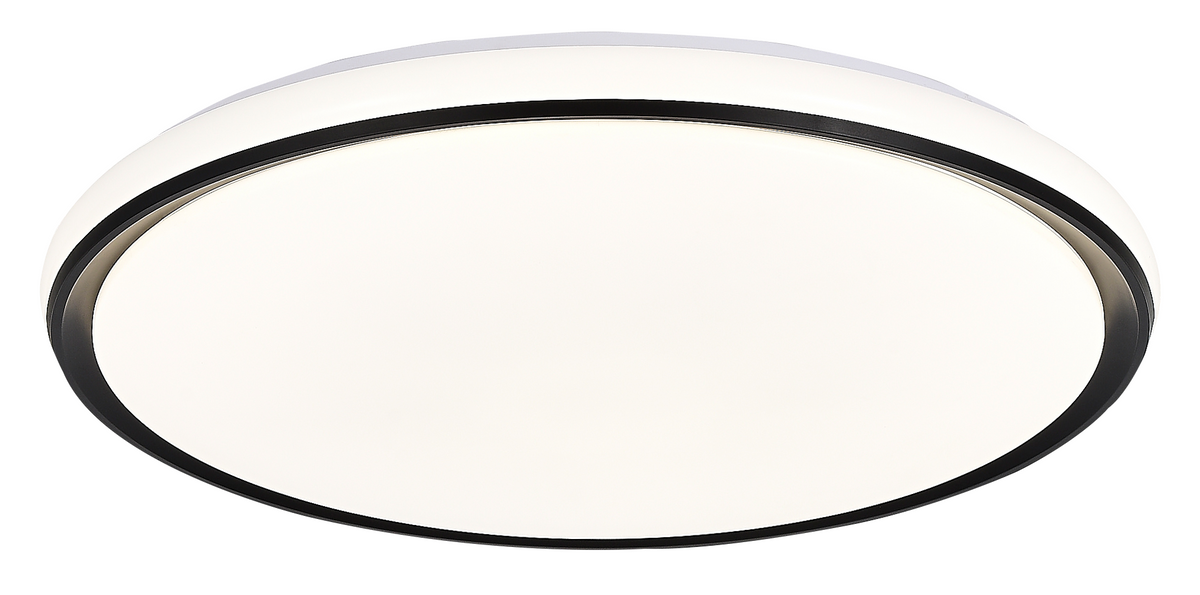 LED Ceiling Light Black/White 54W 3CCT-Memory + Remote Control
