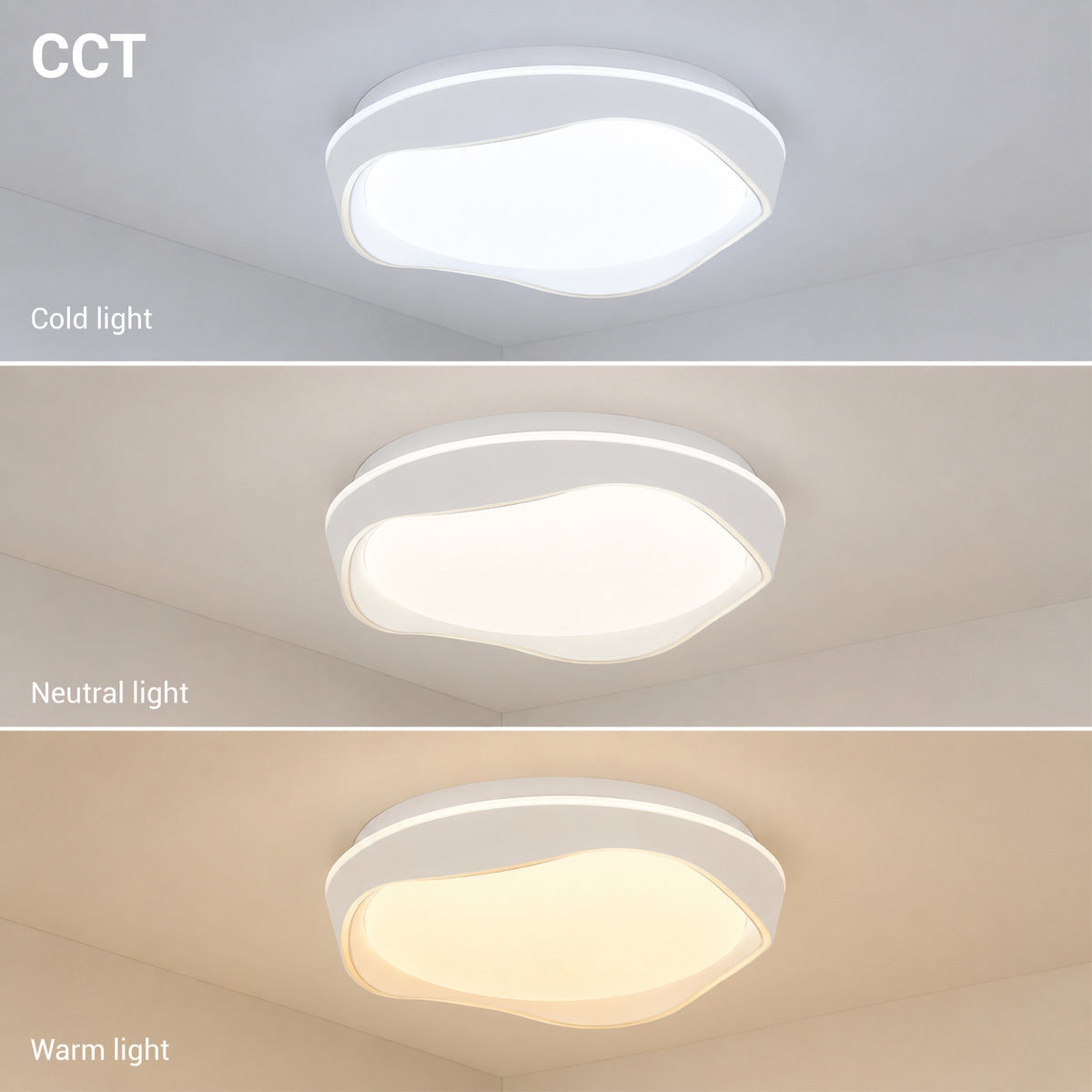 LED Ceiling Light White 36W 3CCT-Memory + Remote Control - image 3
