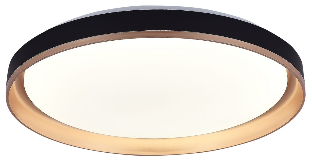 LED Ceiling Light Black/Gold 36W 3CCT-Memory + Remote Control
