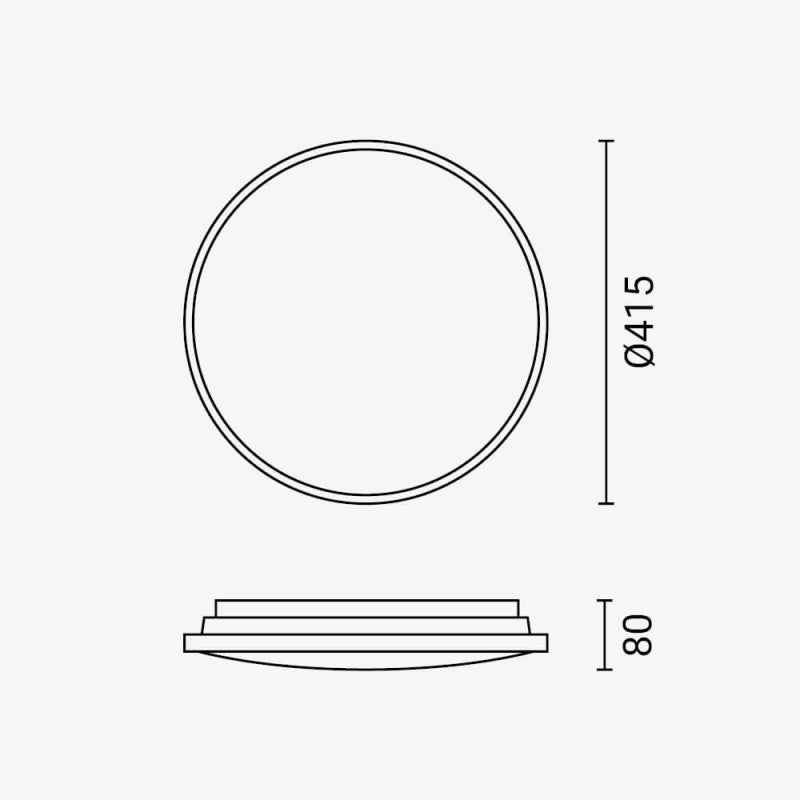 LED Ceiling Light 20W 3CCT-Memory + Remote Control - image 4