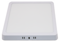 6W LED Surface Panel Square 3CCT White