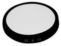 6W LED Surface Panel Round 3CCT Black