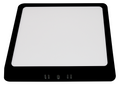 6W LED Surface Panel Square 3CCT Black