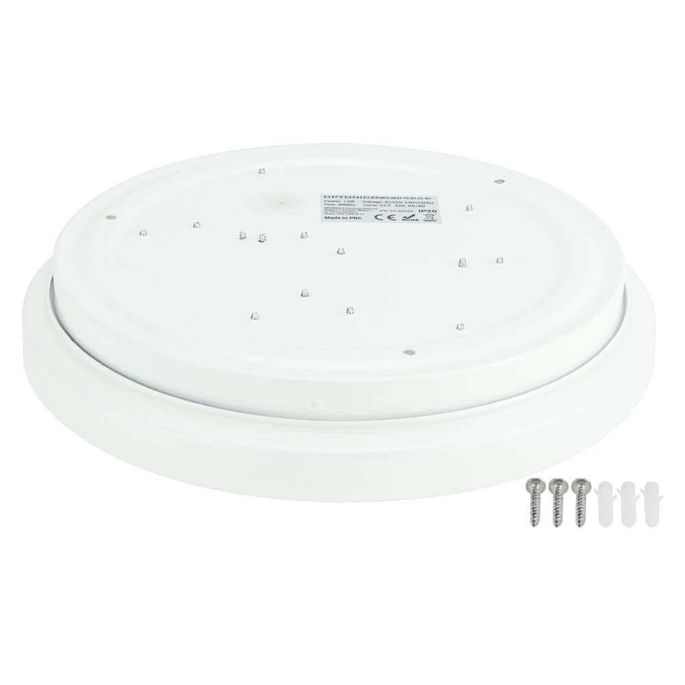 LED Ceiling Light 12W CCT DIP-Switch IP20 Matt Cover - image 4