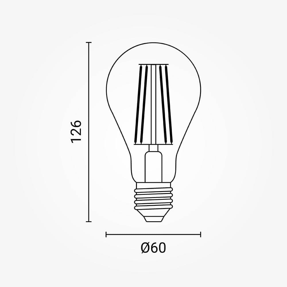 LED BULB A60 E27 12W FILAMENT - image 3