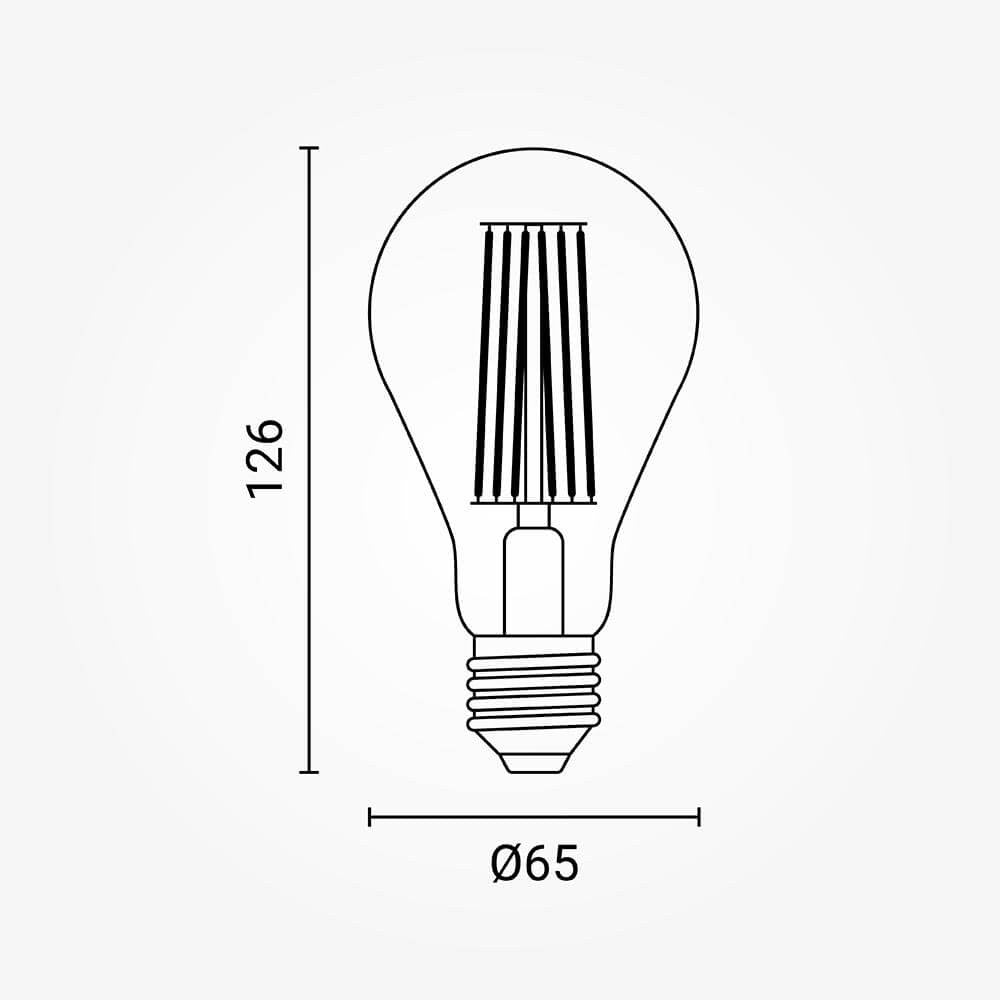 LED BULB A60 E27 14W FILAMENT - image 3