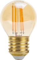 LED Plastic Bulb G45 E27 4W Golden Glass Dimmable