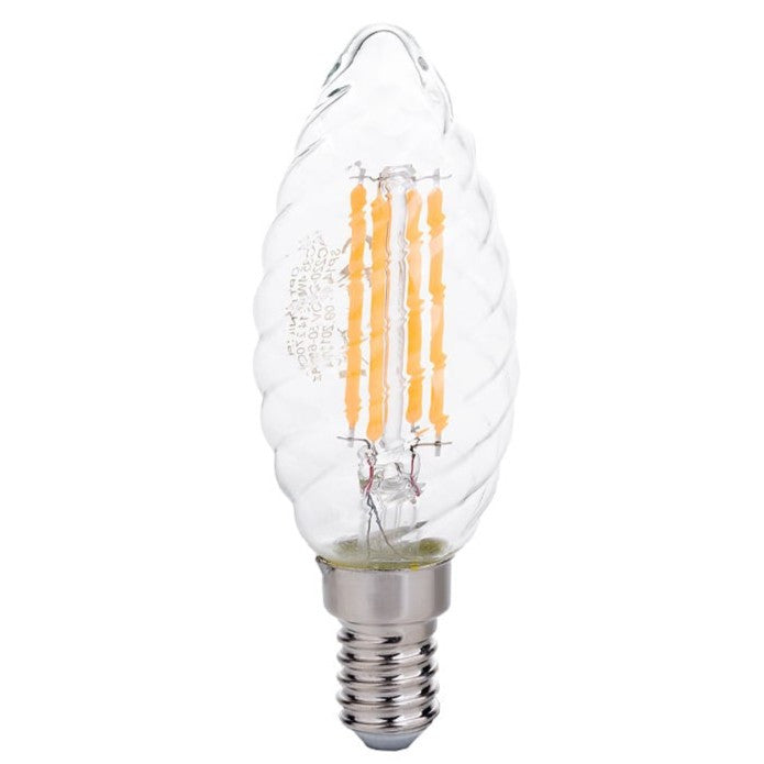 LED TWIST CANDLE C35 E14 4W FILAMENT
