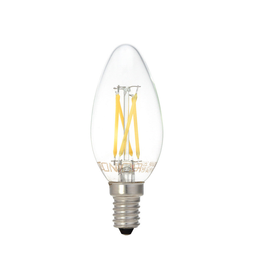 LED Filament Candle Bulb C35 E14 Dimmable