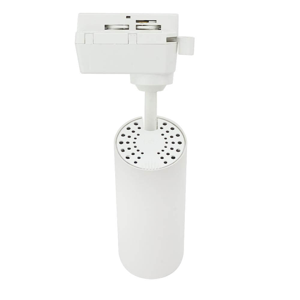 LED Track Light 12W 220V Bridgelux COB Chip White Body - image 4