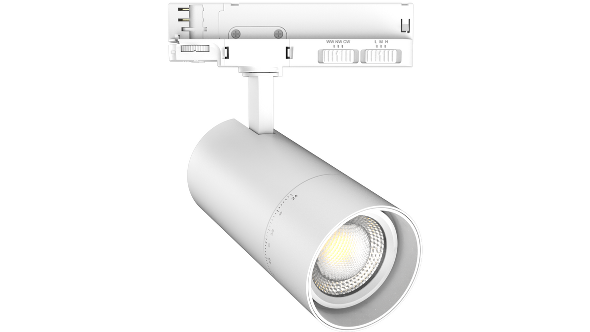 LED Track Light CCT 20W/25W/30W BRIDGELUX - White Body