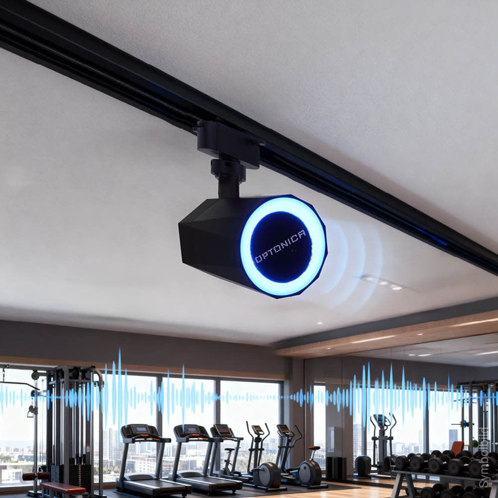 LED RGB Track Light Bluetooth Speaker + Remote Control - image 5
