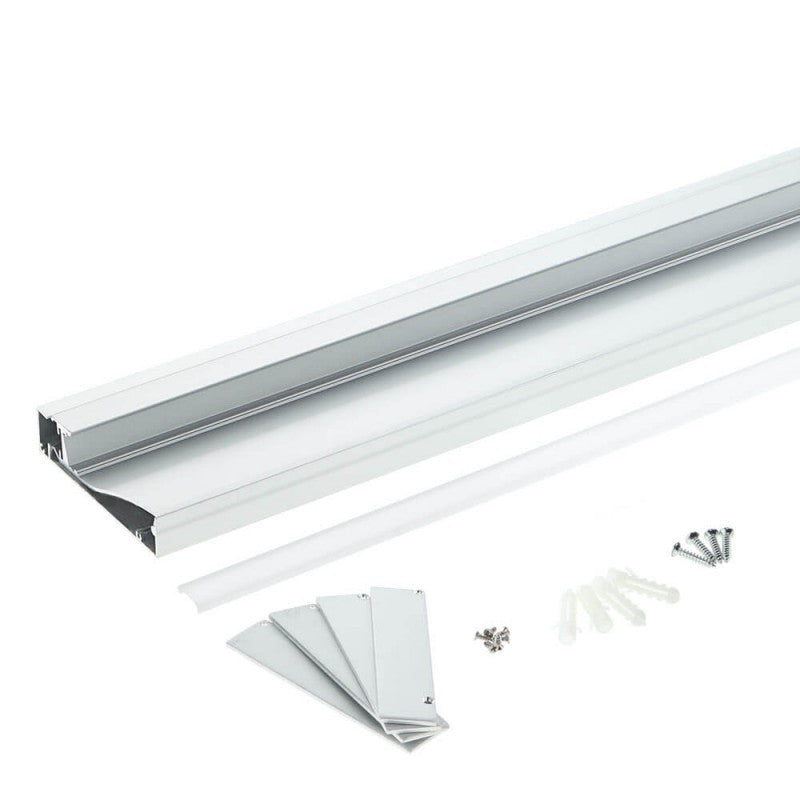 Aluminium Profile for Floor Silver Colour L=2M - product view