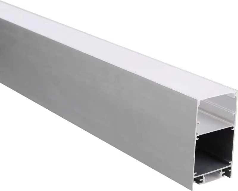 Aluminium Profile LED Strip Black body/White cover L=2M