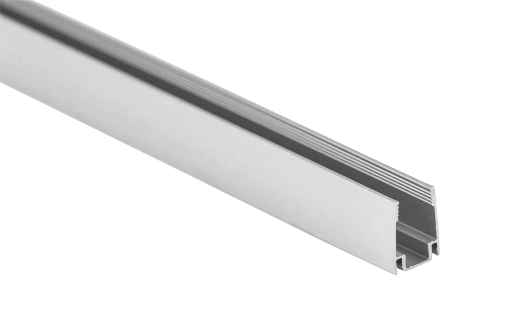 Aluminium Profile for LED Strip Silver Body L+2M