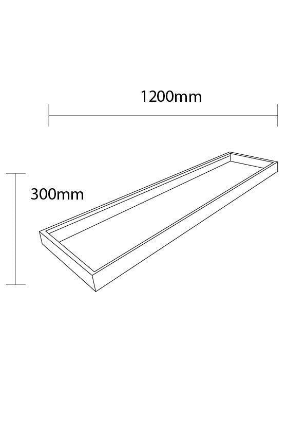 LED Panel Frame 300x1200mm - product view
