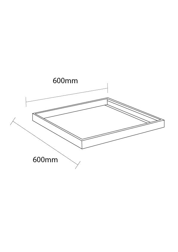 LED Panel Frame 600x600mm - product view