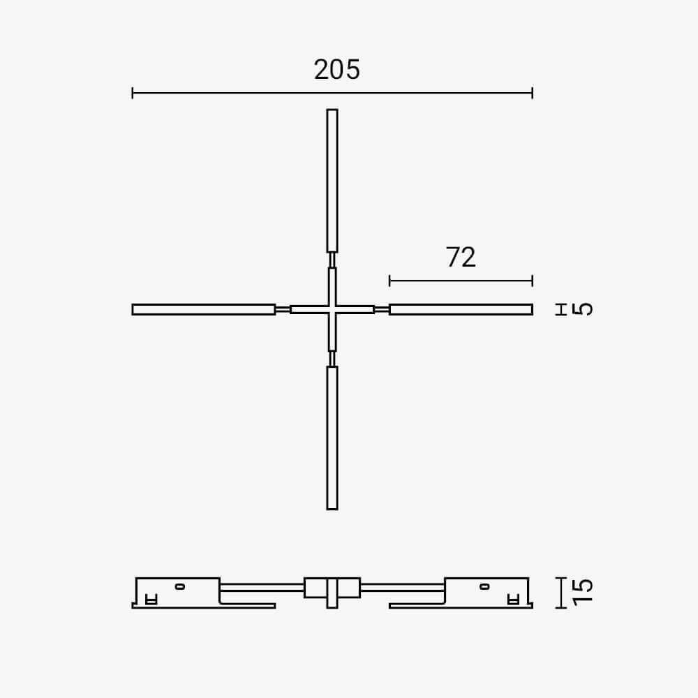 X-TRACK Corner Conductive Module - M05 - product view