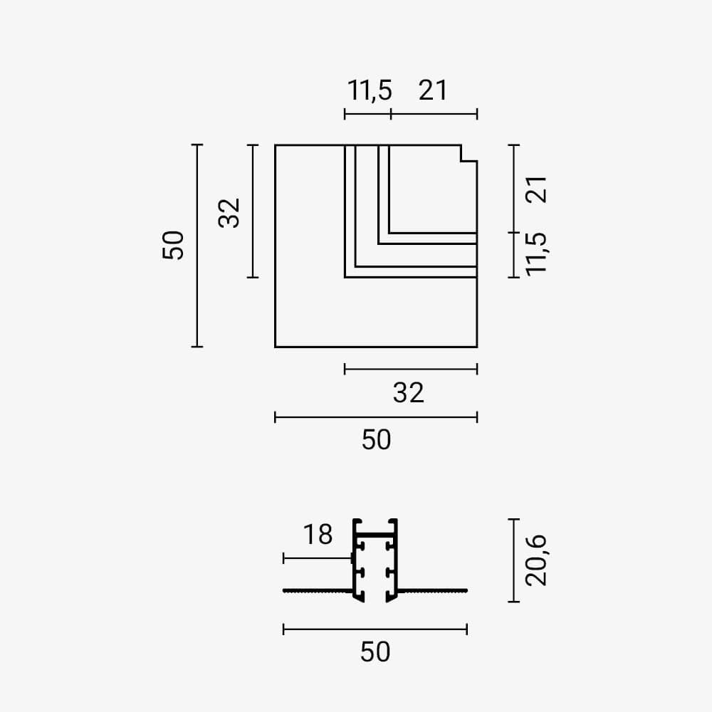 Horizontal Corner M05-R - image 3